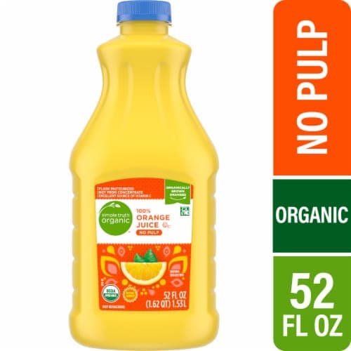 Simple Truth Organic No Pulp 100% Orange Juice