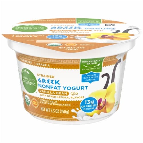 Simple Truth Organic Vanilla Nonfat Greek Yogurt