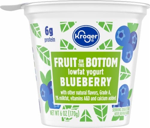 Kroger Blueberry Lowfat Yogurt
