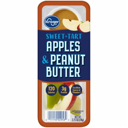 Kroger Apples & Peanut Butter Snack Tray