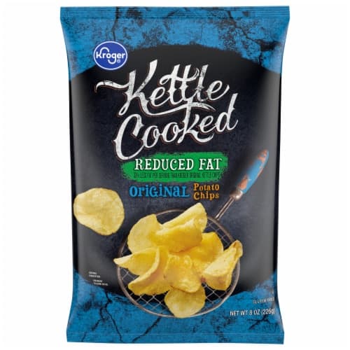 Kroger Kettle Cooked Original Reduced Fat Potato Chips
