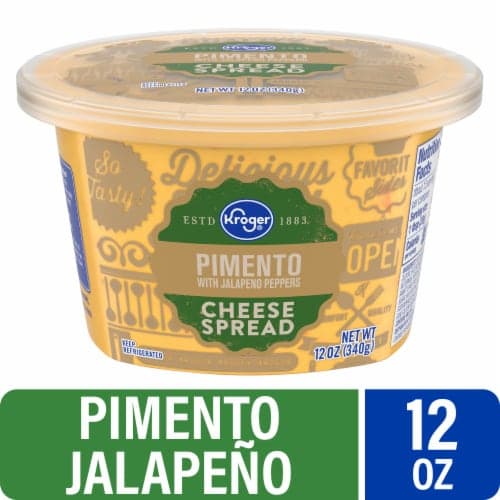 Kroger  Pimento With Jalapeno Peppers Cheese Spread