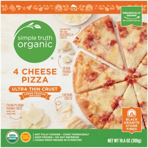 Simple Truth Organic Four Cheese Thin Crust  Pizza