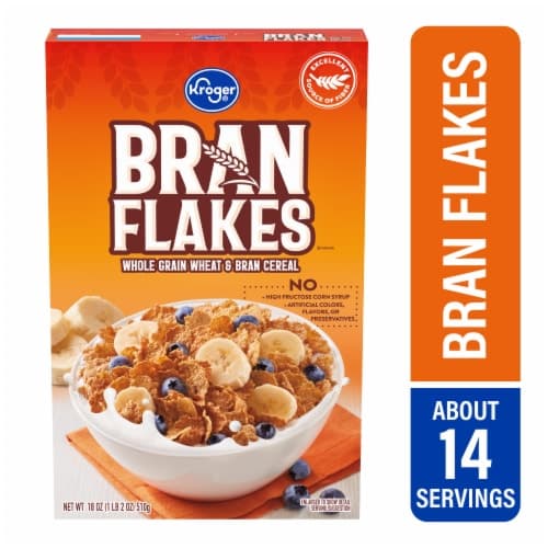 Kroger Bran Flakes Wheat Cereal