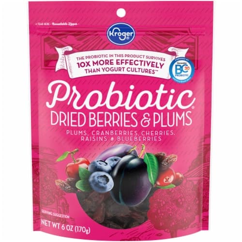 Kroger Probiotic Dried Berries & Plums