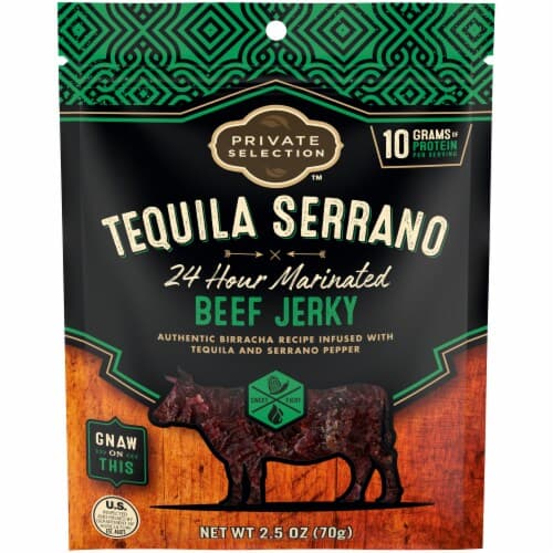Private Selection Tequila Serrano Beef 24 Hour Marinated Jerky