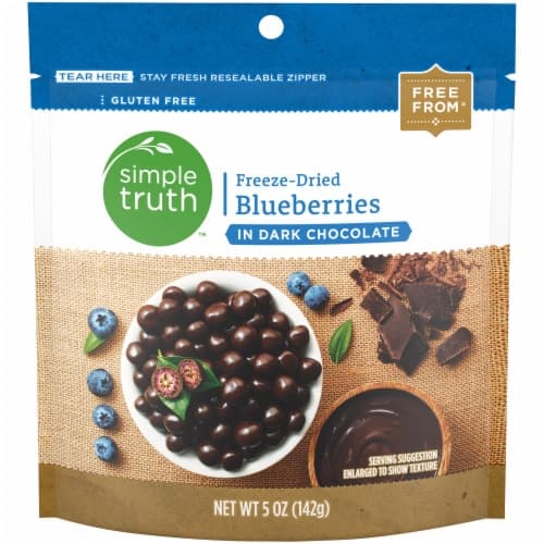 Simple Truth Gluten Free Freeze-Dried Blueberries In Dark Chocolate