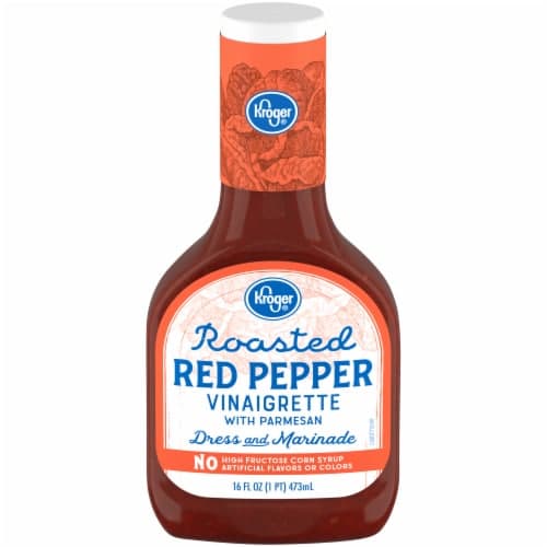 Kroger Roasted Red Pepper Vinaigrette Dressing And Marinade