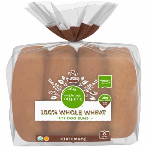 Simple Truth Organic Whole Wheat Hot Dog Buns