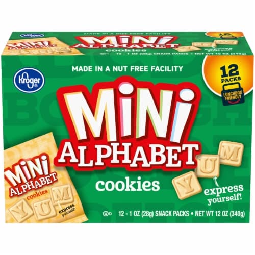 Kroger Mini Alphabet Cookie Snack