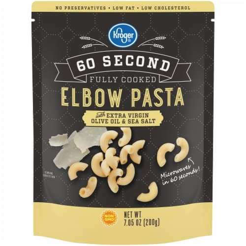 Kroger 60 Second Fully Cooked Elbow Pasta Pouch