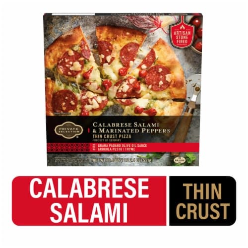 Private Selection Calabrese Salami And Pepper Thin Crust  Pizza