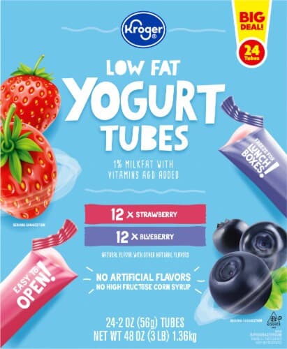 Kroger Low Fat Yogurt Tubes