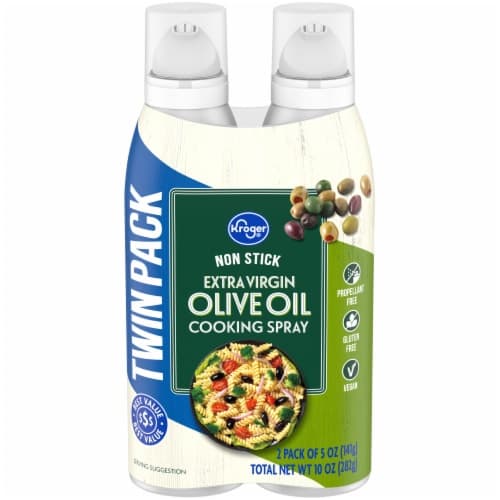 Kroger Extra Virgin Olive Oil Cooking Spray Twin