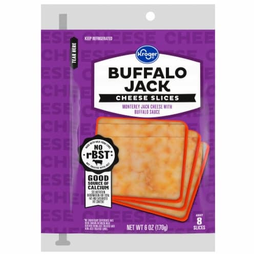 Kroger Buffalo Jack Sliced Monterey Jack Cheese