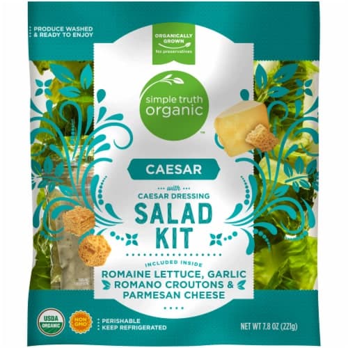 Simple Truth Organic Caesar With Caesar Dressing Salad Kit