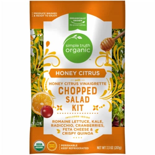 Simple Truth Organic Honey Citrus With Honey Citrus Vinaigrette Chopped Salad Kit