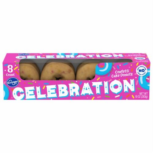 Kroger Celebration Confetti Cake Donuts