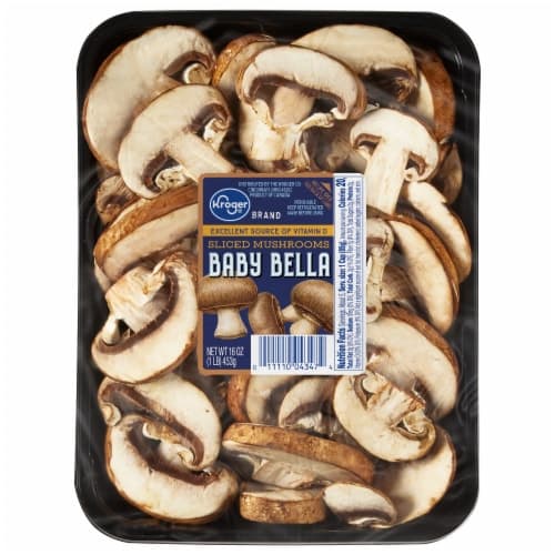 Kroger Sliced Baby Bella Mushrooms