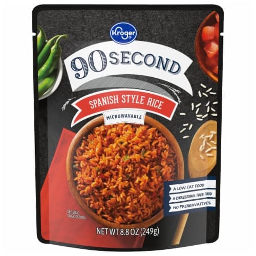 Kroger 90 Second Spanish Rice Pouch