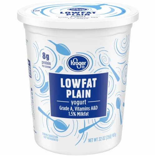 Kroger Lowfat Plain Yogurt