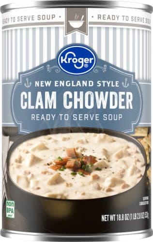 Kroger New England Style Clam Chowder