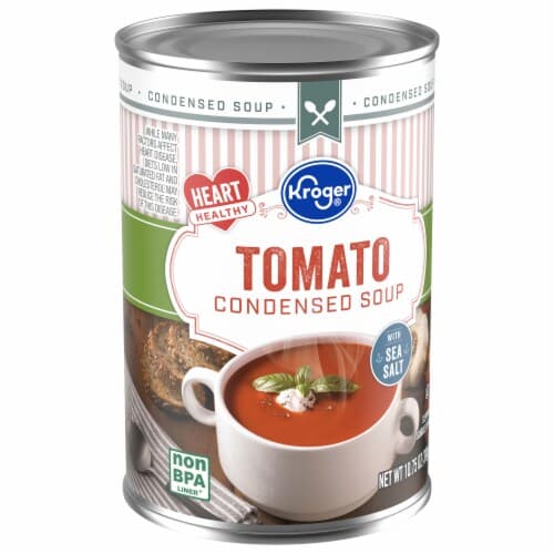 Kroger Heart Healthy Tomato Condensed Soup