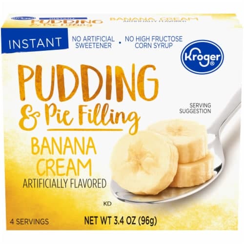 Kroger Banana Cream Pudding & Pie Filling