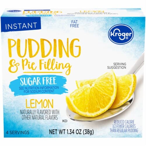 Kroger Lemon Sugar Free Instant Pudding & Pie Filling Mix