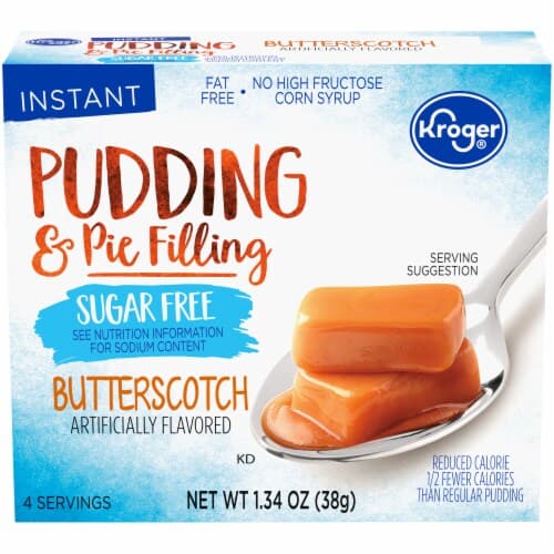 Kroger Sugar Free Butterscotch Instant Pudding Mix