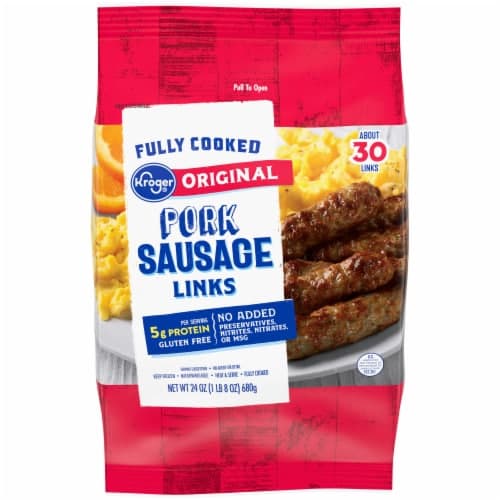 Kroger Fully Cooked Original Pork Sausage Links
