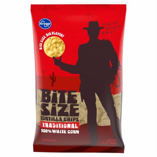 Kroger Bite Size White Corn Tortilla Chips