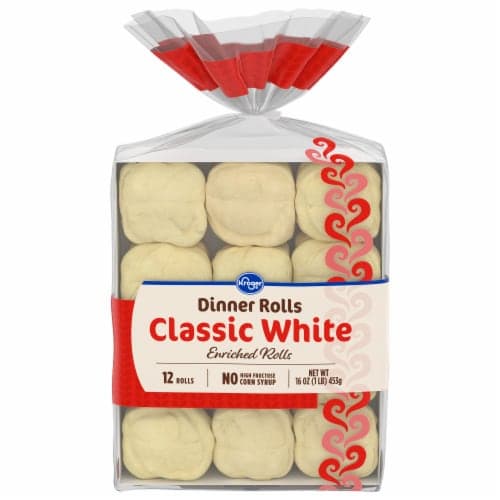 Kroger Enriched White Dinner Rolls