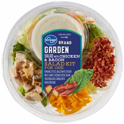 Kroger Chicken And Bacon Garden Salad Bowl Kit