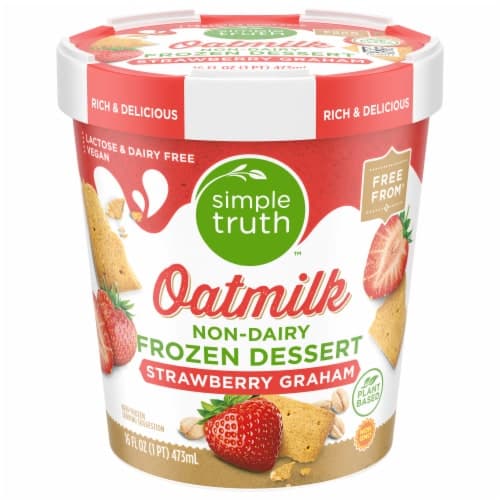 Simple Truth Dairy Free Strawberry Graham With Oat Milk Base  Dessert