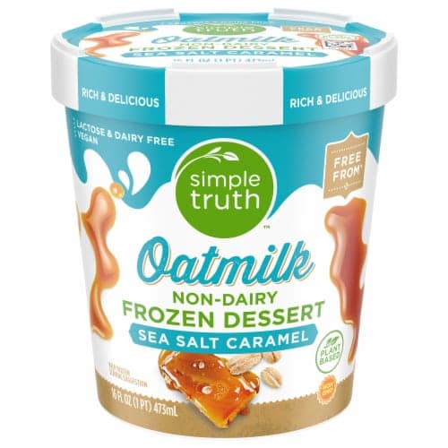 Simple Truth Dairy Free Sea Salt Caramel With Oat Milk Base  Dessert