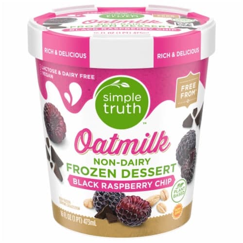 Is it Nutmeg Free? Simple Truth Black Raspberry Chip Oatmilk Dairy Free Dessert
