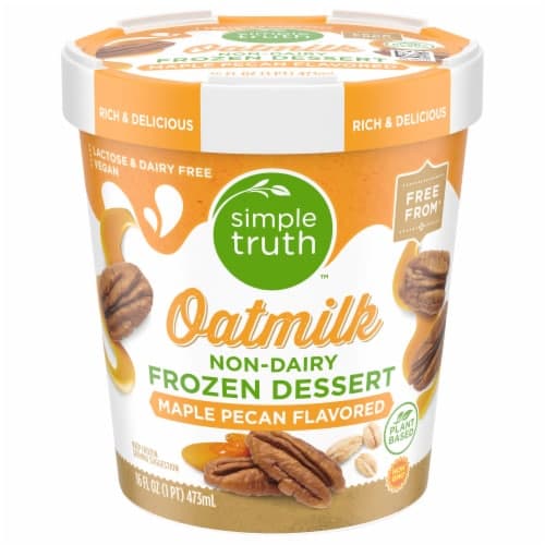 Simple Truth Dairy Free Maple Pecan With Oat Milk Base  Dessert