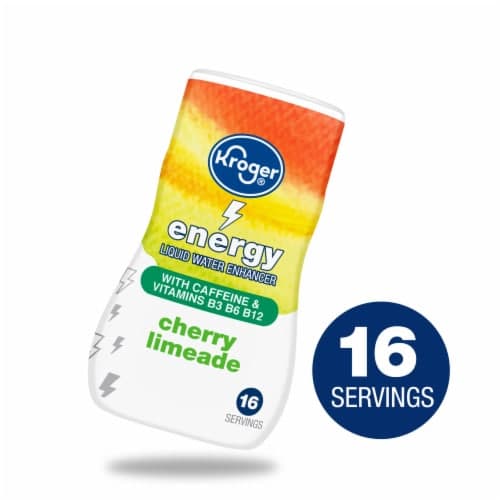 Kroger Energy Cherry Limeade Liquid Water Enhancer
