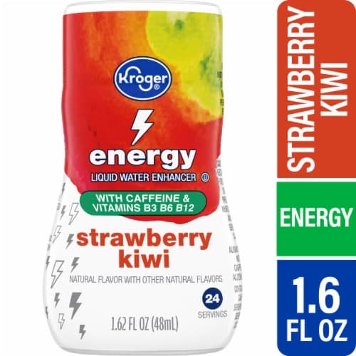 Kroger Energy Strawberry Kiwi Liquid Water Enhancer