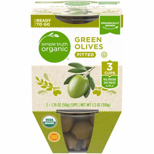 Simple Truth Organic Green Olives Pitted