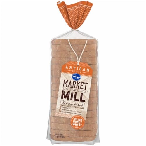Kroger Market & Mill Artisan Style Golden Honey Wheat Bakery Bread