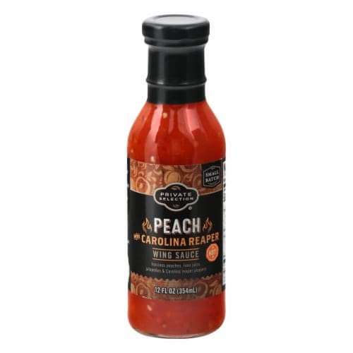 Private Selection Peach Carolina Reaper Hot Wing Sauce