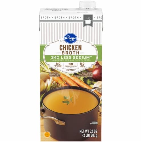 Kroger Reduced Sodium Chicken Broth