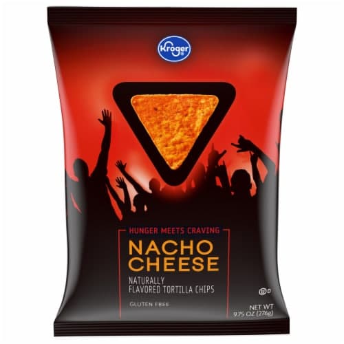 Kroger Nacho Cheese Flavored Tortilla Chips