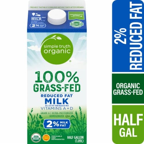 Simple Truth Organic 100% Grass-Fed 2% Milk