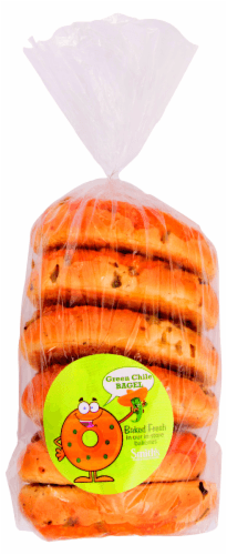 Smith'S Baked Fresh Green Chile Bagels