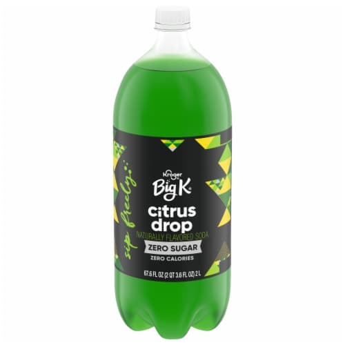 Big K Citrus Drop Zero Sugar Zero Calorie Soda