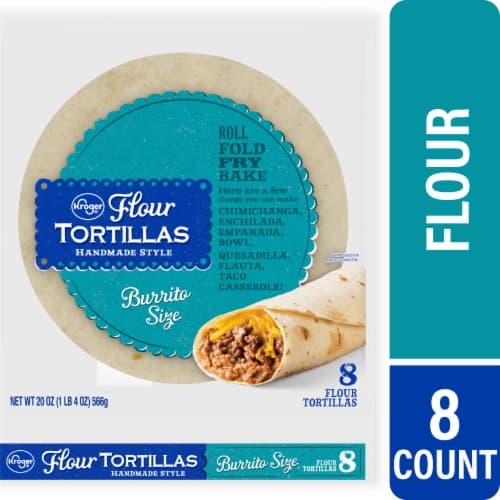 Kroger Burrito Size Flour Tortillas