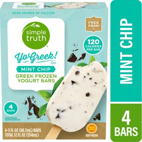 Simple Truth Mint Chip  Greek Yogurt Bars